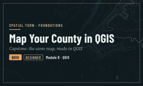 Map Your County in QGIS