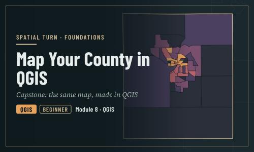 Map Your County in QGIS