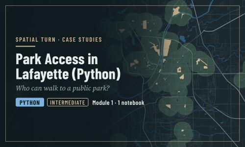 Park Access in Lafayette (Python)