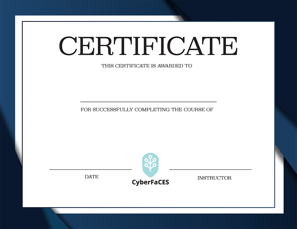 Achievement: Completion of cert test module